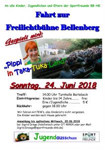 Fahrt zur Freilichtbühne Bellenberg am Sonntag, 24.06.2018